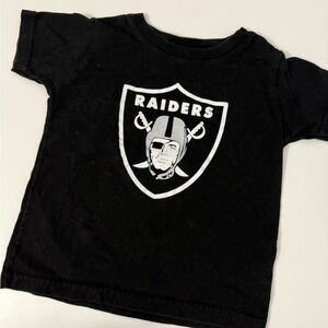 Black Raiders Logo Short Sleeve Tee